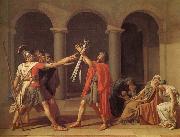 Jacques-Louis David Oath of the Horatii oil painting reproduction
